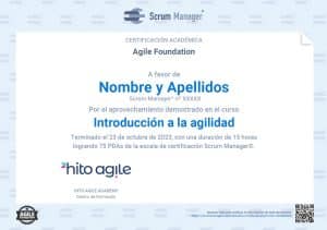 Titulo oficial introducción a la agilidad